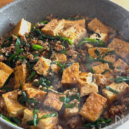 無限に食べられる厚揚げの挽き肉炒め【10分レシピ】