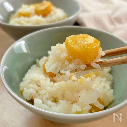 切り餅で簡単もっちもち『栗おこわ』