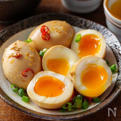 【ご飯に乗っけて大正解!】ラーメン屋さん風やみつき味玉