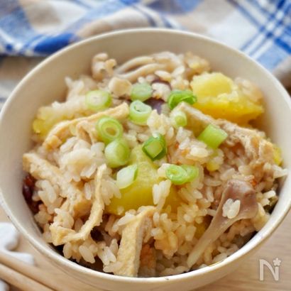 芋農家の嫁が贈る♡さつまいもの炊き込みご飯