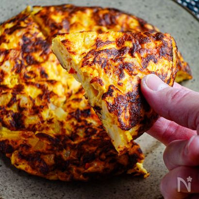 普通のオムレツには戻れない、かも！【スパニッシュオムレツ】