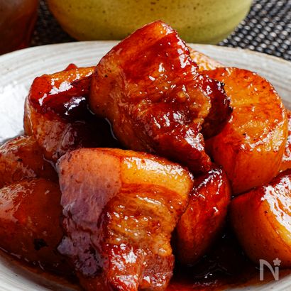 白ごはん必須！『豚バラ大根の甘辛煮』