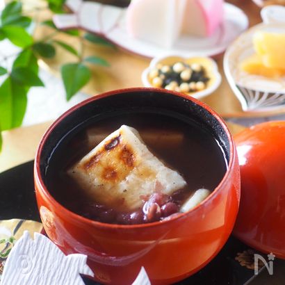 【缶詰・時短】ゆで小豆缶詰で作る＊簡単おしるこ〈ぜんざい〉