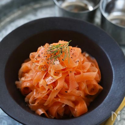 作業時間5分！【人参のペラペラサラダ】