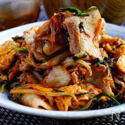 【白ごはん必須】豚キムもやしの旨辛炒め"決めてはカツオ節"