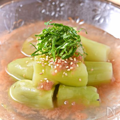 冷やし茄子の梅あんかけ│レンジで簡単♪さっぱり副菜