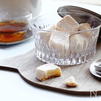 感動食感♡米粉のスノーボールクッキー!【洗い物無し】