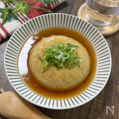 レンチンでOK【カニカマ豆腐】