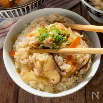 祖母がつくる福岡名物かしわ飯