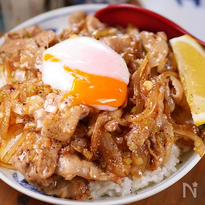 牛丼屋の10倍うまい🤩ねぎ塩豚丼スペシャル🍚💨