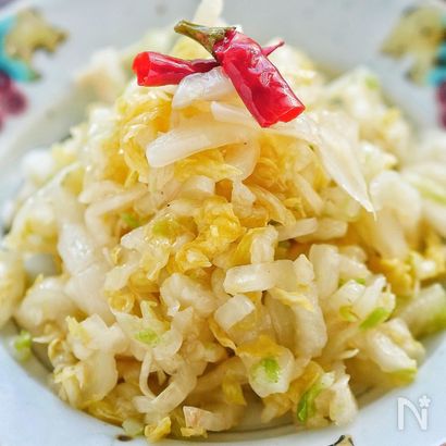 無限白菜ラーパーツァイ!白菜丸ごと消費。箸が止まらない箸休め