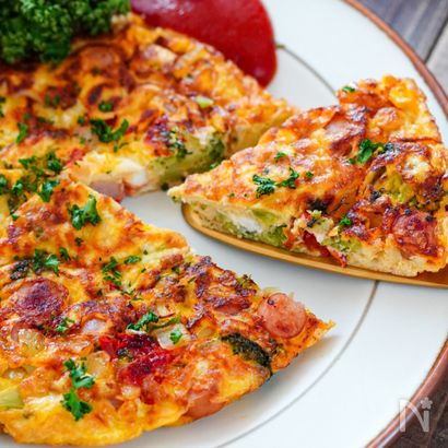 残り野菜で!彩りイタリアンオムレツ《味付けにポイント♪》