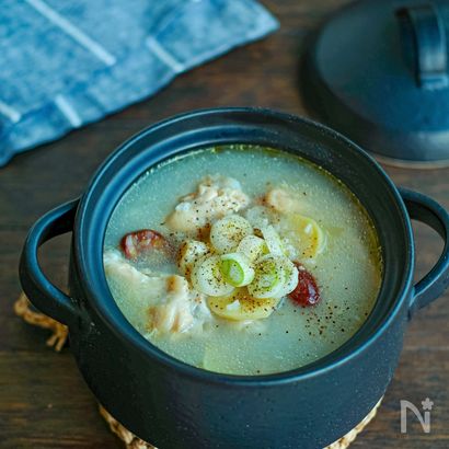 スーパーで手に入る食材だけで作る【参鶏湯風スープ】