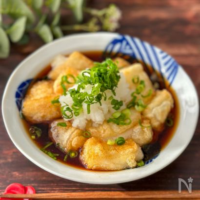 切り餅アレンジ【揚げ出し餅】