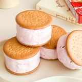 材料3つ！【フルーチェで作るクッキーサンドアイス】子ども喜ぶ♪