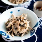 美肌!ごぼうとレンコンのひじきサラダ