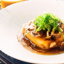 揚げ出し豆腐きのこあんかけ