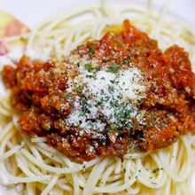 お野菜たっぷりミートソースdeパスタ。
