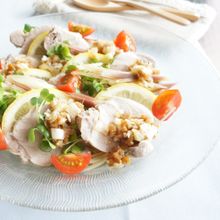 ゆで豚と香味野菜のサラダ