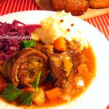 ドイツ風 牛肉ロールの煮込み - リンダールラーデン