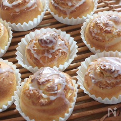 HBで作るアーモンドシナモンパン