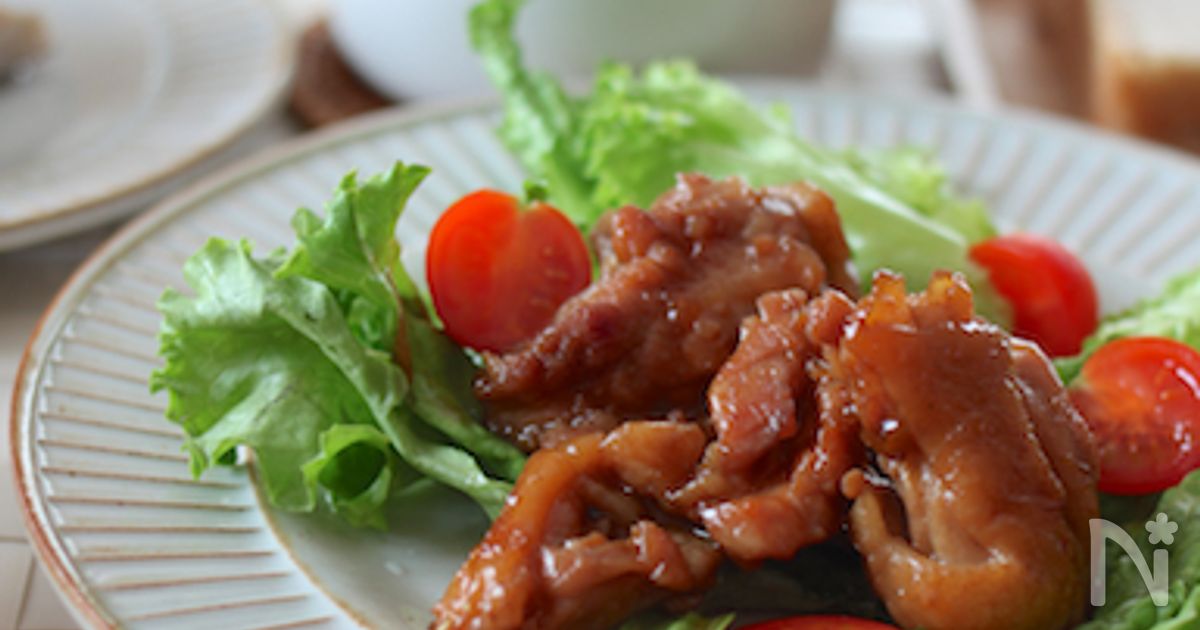 鶏肉のイチジク黒酢マリネ焼き