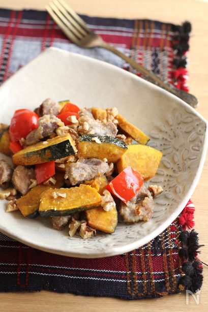 砂肝とかぼちゃのエスカベッシュ