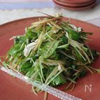 蒸し鶏と香味野菜のサラダ