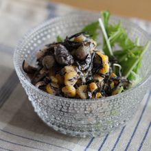 ひじきと豆のごまサラダ