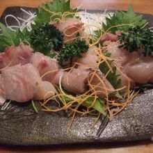 メジナ(グレ)のお刺身 メジナ(グレ)料理①