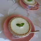 簡単・ヘルシーな豆乳レアチーズケーキ❤
