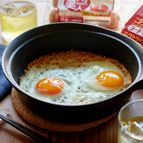 超お手軽おつまみ！たまごとチーズのカリカリ焼き