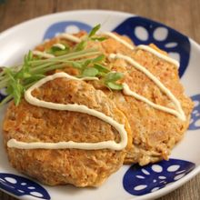 オートミールキムチハンバーグ