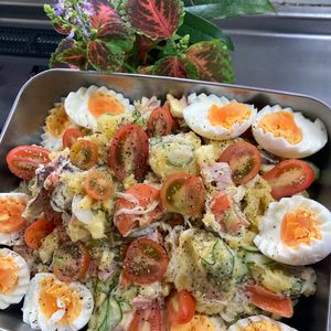 そら・ゆずの作ってみた!投稿(わが家の定番ポテトサラダ│水っぽくならない♪ホクホク具沢山)