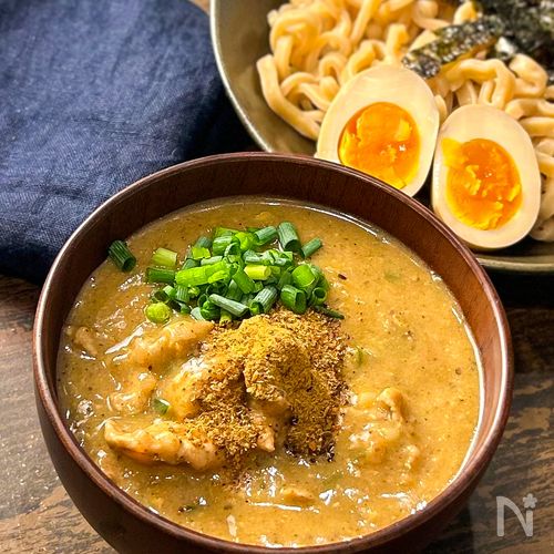 【牛乳でとろける背徳スープ】濃厚ネギ豚つけ麺