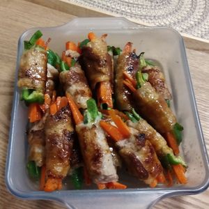 hiro★の作ってみた!投稿(【甘辛い味付けでご飯が進む！作り置きOK】野菜の豚肉巻き)