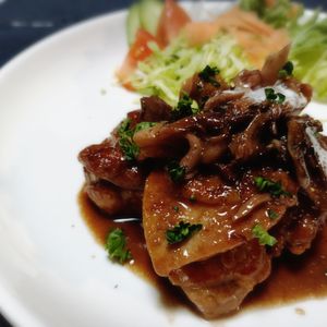 料理のおじいさんの作ってみた!投稿(フライパンで！【鶏もも肉のやわらか煮】時短でレストランの味♩)