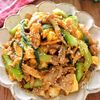 ［豚バラとチンゲン菜の甜麺醤炒め］包丁いらずで10分！簡単