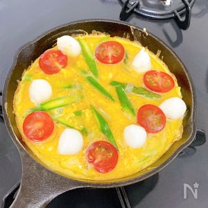 簡単】カフェ風♡オープンオムレツ | レシピサイトNadia