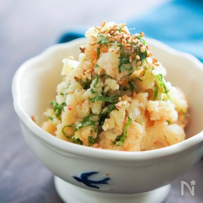 明太子と紫蘇のポテトサラダ