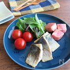 フライパン1つで簡単調理◎あじのムニエル☆ベーコン添え