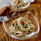 レンジで簡単＊えのきだけと香味野菜の梅あえ