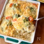 ごろごろ野菜の豆腐クリームグラタン