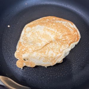 678961の作ってみた!投稿(【バナナホットケーキ】混ぜて焼くだけ！バナナの香りが最高！)