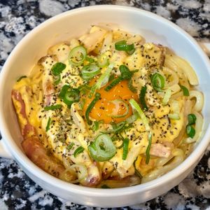 968467の作ってみた!投稿(濃厚♡︎激うま！カルボうどん)