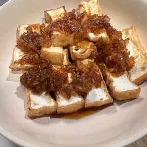 しーちゃんの作ってみた!投稿(絶品オニオンソースDE『厚揚げステーキ』節約副菜♡)