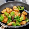 『鶏むね肉とピーマンの中華風炒め』お肉やわらか☆節約おかず♪の工程4