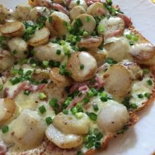 里芋のこんがりチーズのフライパン焼き