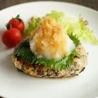 お盆の精進料理に♪肉なし！大豆ハンバーグのおろしポン酢がけ