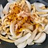 【新玉とお揚げとニラのツナカレー炒め】栄養たっぷり!激旨♪の工程2